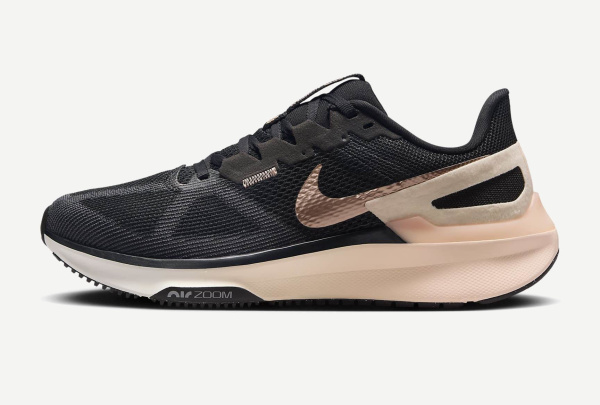 Кроссовки AIR ZOOM STRUCTURE 25 Ws (RU 36.5 EU 37.5 USw 6.5 СМ 22.9; black/crimson tint/anthracite/metallic red bronze)